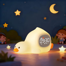 Load image into Gallery viewer, Laying Duck Alarm Clock with Night Light