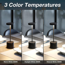 Load image into Gallery viewer, Rechargeable Cordless Table Lamp Set - 2 Pcs Portable Touch Lamps