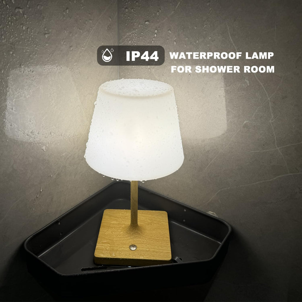 Cordless Table lamp, Outdoor Battery Operated Rechargeable Desk lamp