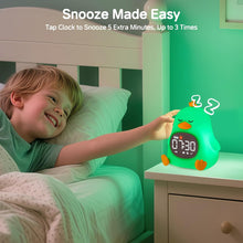 Load image into Gallery viewer, Alarm Clock for Kids with Night Light