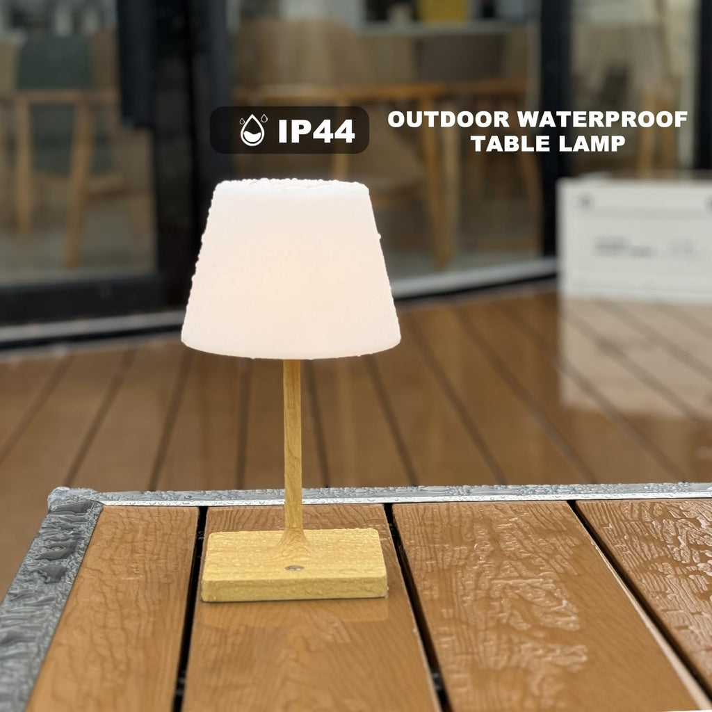 Cordless Table lamp, Outdoor Battery Operated Rechargeable Desk lamp