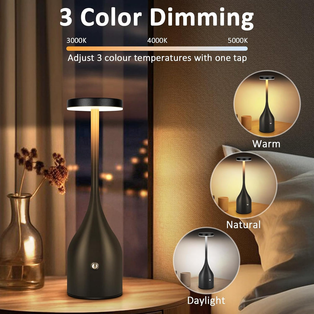Cordless Table Lamps Set of 2