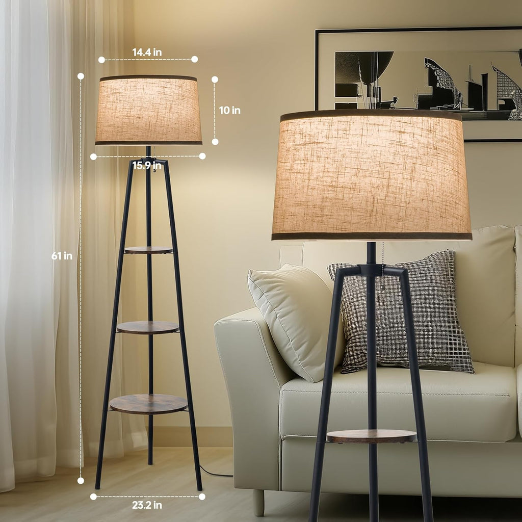 3 Tier Floor Lamp for Living Room