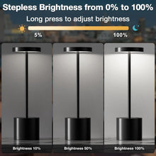 Load image into Gallery viewer, Rechargeable Cordless Table Lamp Set - 2 Pcs Portable Touch Lamps