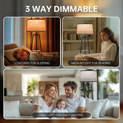 3 Tier Floor Lamp for Living Room