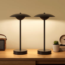 Load image into Gallery viewer, 2 Pack Cordless Table Lamps, Rechargeable Battery Powered Lighting