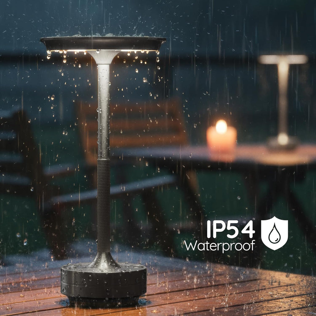 Cordless Table Lamps 2 Pack LED Rechargeable Battery Operated Desk Lamps